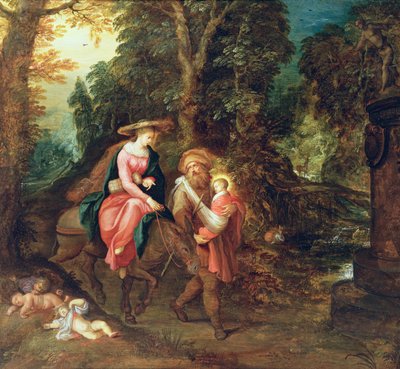 The Flight into Egypt by Abraham Govaerts